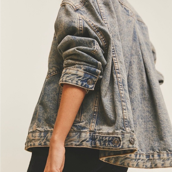 We The Free Opal Swing denim jacket - Picture 3 of 10